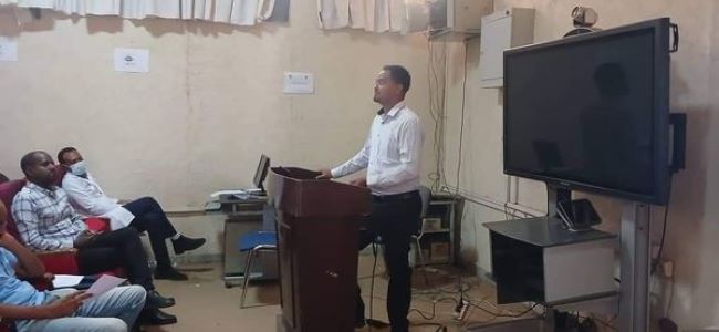 A sensitization workshop held at the College of Health Sciences (CHS) MU.